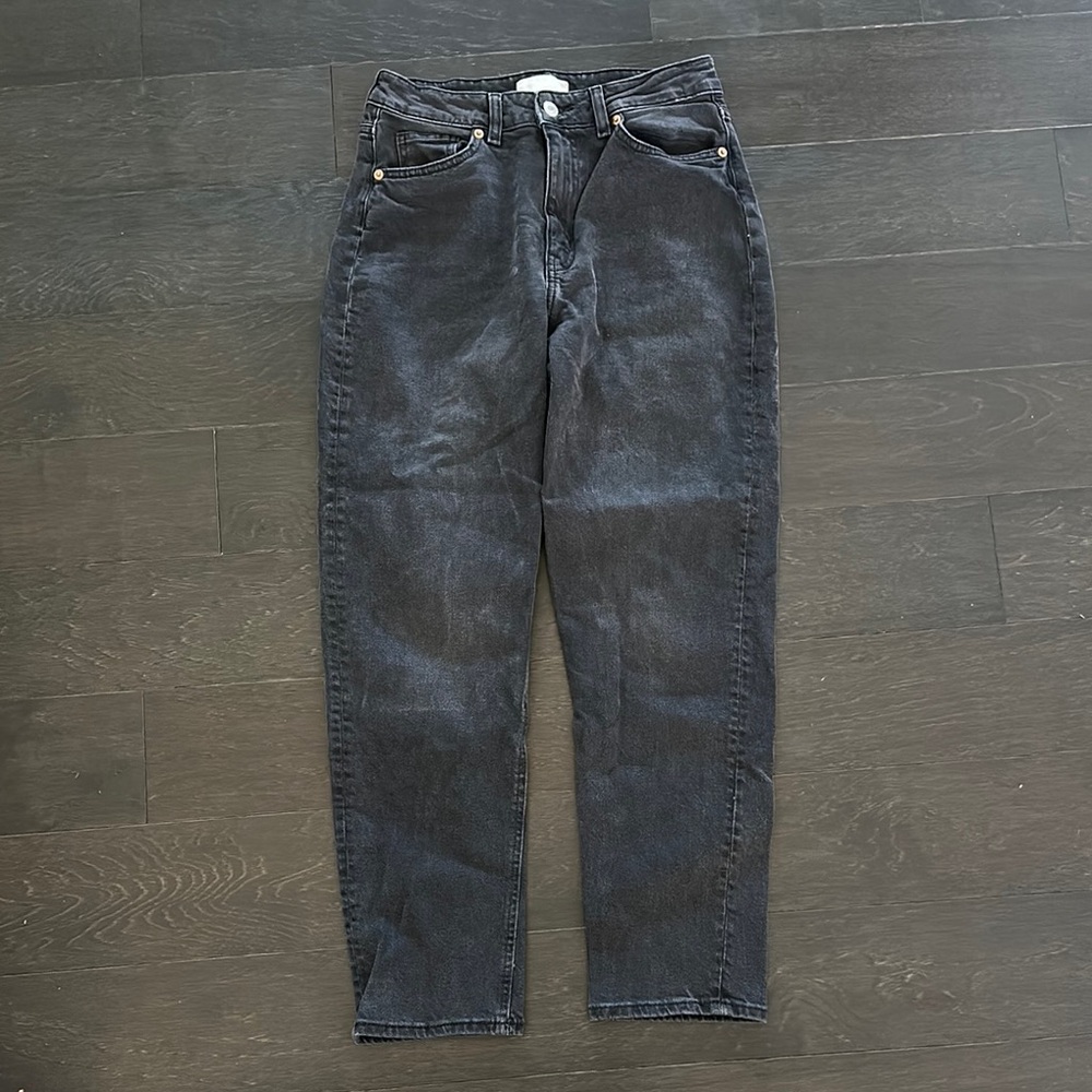 H&M Classic Black-washed Denim Jeans